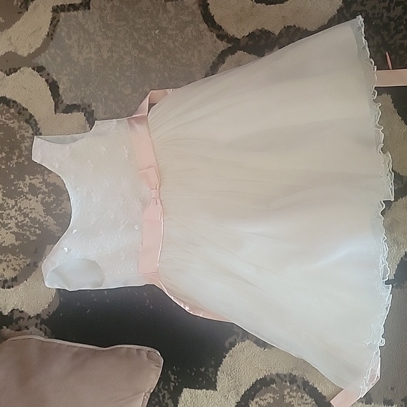 White Girls Dress size 8 - Picture 1 of 4